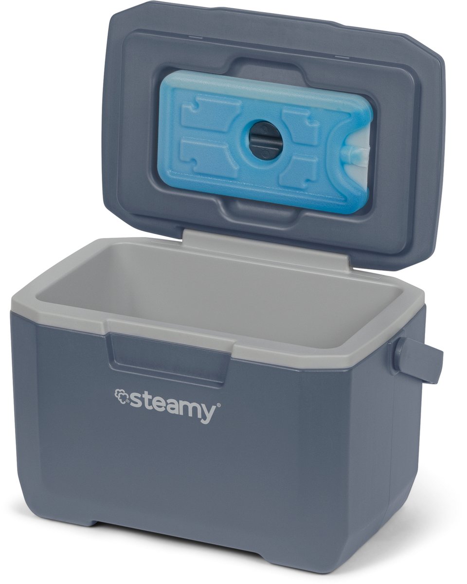 Steamy Cool 6 - Kleine Koelbox Inclusief Koelelement! - 6 Liter - Blauw – foto 4