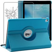 ebestStar - Hoes voor iPad Pro 9.7 (2016) Apple, Roterende Etui, 360° Draaibare hoesje, Blauw + Gehard Glas