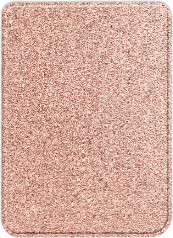 Hoesje Geschikt voor Kobo Clara BW Hoes Book Case - Hoes Geschikt voor Kobo Clara BW Hoesje Book Cover - Rosé Goud