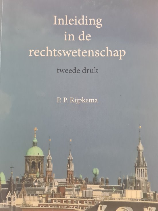 Inleiding in de rechtswetenschap - cover