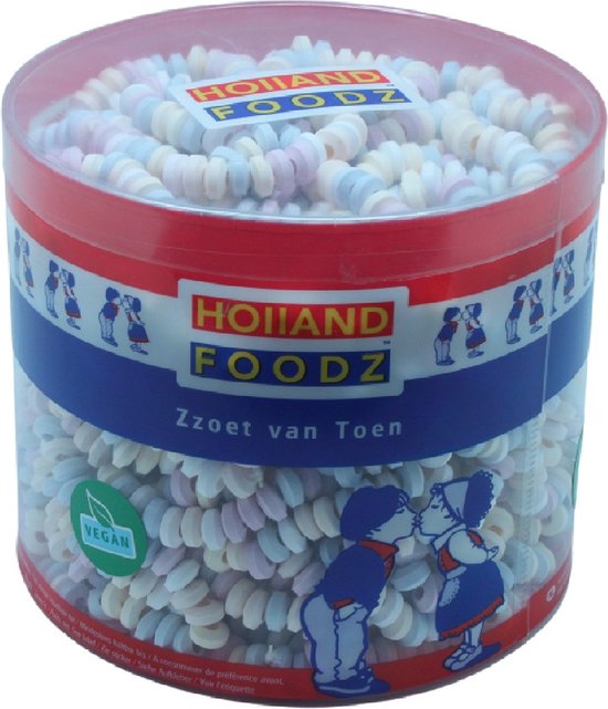 Holland Foodz Snoepkettingen - 60 stuks - Snoep van vroeger - Zoetigheid - Traktatie - Uitdelen - Lekkers