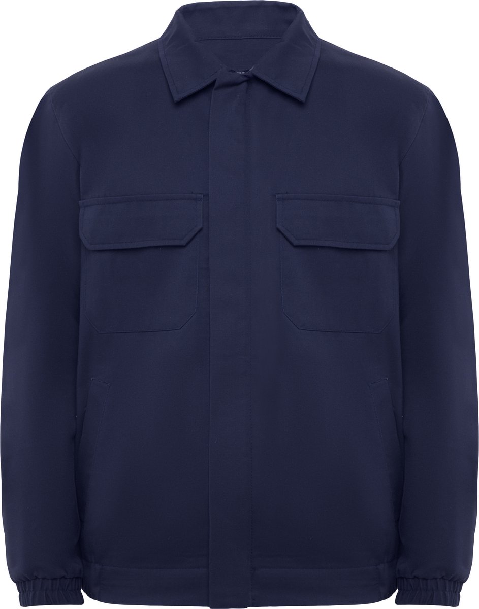Donker Blauw vlamvertragend Jas model Cruiser met lange mouwen size M