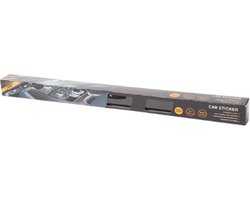 Auto sticker 5D Wrap Carbon Look - Zwart - Kunststof - 50 x 100 cm - Set van 2 - Water Proof