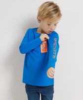 TerStal Jongens / Kinderen Europe Kids Top Tekstprint Mouw Blauw In Maat 122/128