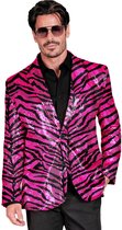 Paillettencolbert Dierenprint Roze | L