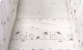 Mar - Bébé Parkset textile "King" (2 pièces : cadre de parc + doublure de parc) - Éléphant - Chat