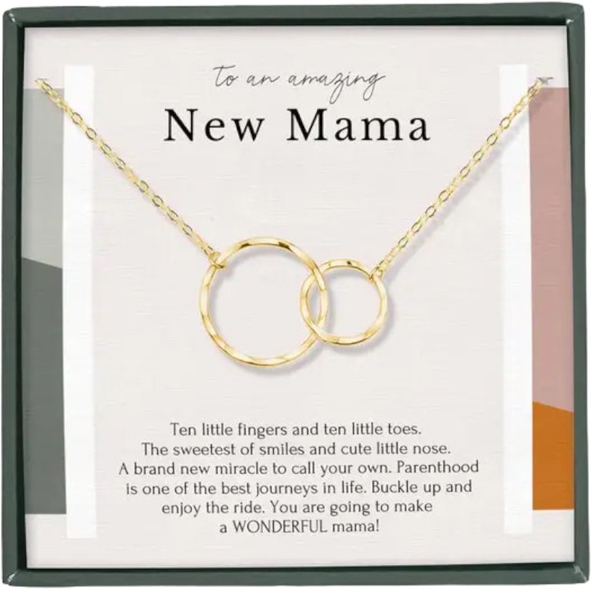 Goedkoopste Ketting nieuwe mama - goud