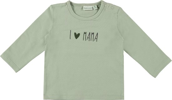T-Shirt Babylook I Love Maman Desert Sage Taille 68