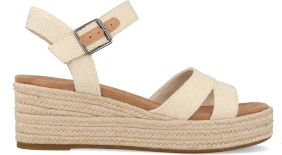 Toms Audrey Sandalen - Met Sleehak - Dames - Beige - Maat 40