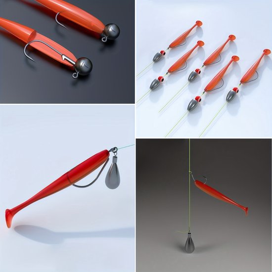 Livano Fishing Gear - Mallette de pêche - Tacklebox - Leurres - Accessoires de vêtements pour bébé pour poissons - La pêche - Équipement - Poissons carnassiers - Carpe - Brochet - 88 pièces