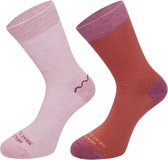 OneTrippel - Healthy Seas Socks - Sokken - Sokken Dames - 2 Paar - Lobster & Oyster - EUR maat 36 40