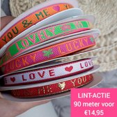 Pakket lint | 5 rollen voor lintarmbandjes maken | 90 meter