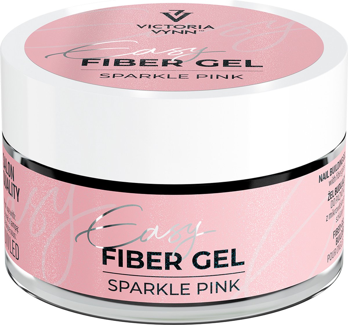 Goedkoopste Nieuw! Victoria Vynn – Easy Fiber Gel Sparkle Pink - Builder Gel 50 ml - glitter - babyboom - gelnagels - gel - nagels - manicure - nagelverzorging - nagelstyliste - buildergel - uv / led - nagelstylist - callance