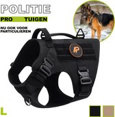 Harnais pour chien - Harnais anti- Trek - Harnais pour chien - Gilet tactique pour chien - Zwart