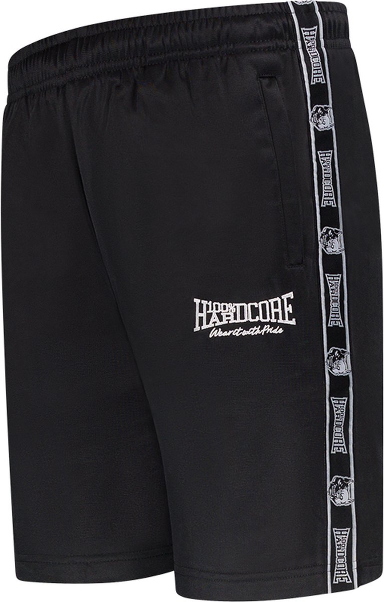 100% Hardcore Korte Trainingsbroek Essential Zwart - Maat: 3XL