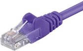 Qost - Patchkabel UTP CAT5e - Paars - 7,5 Meter - Met RJ45 Connectoren