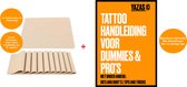 5x tattoo oefenhuid dubbelzijdig en 19 PAGINA'S YAZAS tattoo handleiding | blanco kunsthuid | nephuid- voor het oefenen van tatoeage's, microblading, permanente make-up