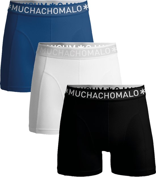 Muchachomalo Heren Boxershorts - 3 Pack - Maat L - 95% Katoen - Mannen Onderbroek
