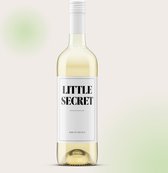 Etiquette de Vin | Petit secret, bébé en route - Annonce de grossesse - Bébé - Enceinte - Bébé en route | Beige