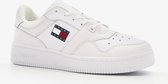 Tommy Hilfiger Retro basket leren heren sneakers - Wit - Uitneembare zool - Maat 40