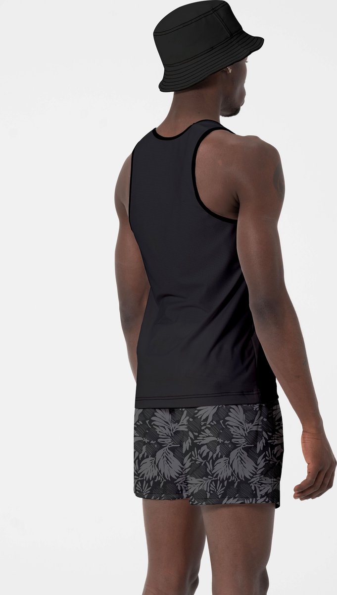 Miami Beach | Hoogwaardige Kwaliteit Zwemshort | Zwembroek | Beachshort | Heren | Sneldrogend | 202 Black | — afbeelding 9
