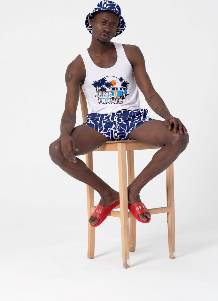 Miami Beach | Hoogwaardige Kwaliteit Zwemshort | Zwembroek | Beachshort | Heren | Sneldrogend | 203 Navy Blue | — afbeelding 6