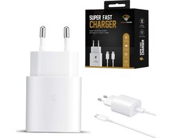 USB C Snellader - USB C Oplader - Snellader 25W - Super Snel Laden voor Samsung geschikt - Inclusief Oplaadkabel - Oplader Samsung Origineel geschikt - Snellader geschikt voor Samsung