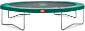 BERG Trampoline Favorit met Veiligheidsnet - Safetynet Comfort - 430 cm - Groen - Voordeel pakket Met Afdekhoes Groen en Ladder