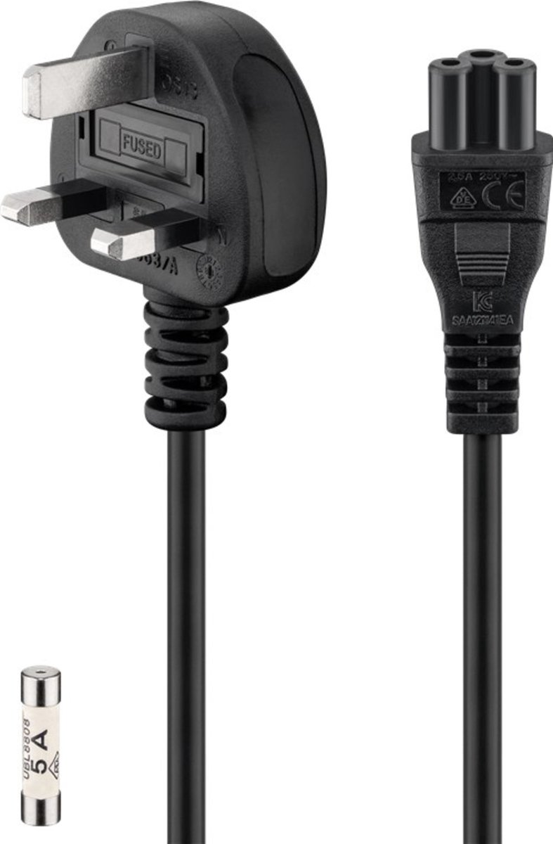 goobay Stroomkabel UK 1,8 m
