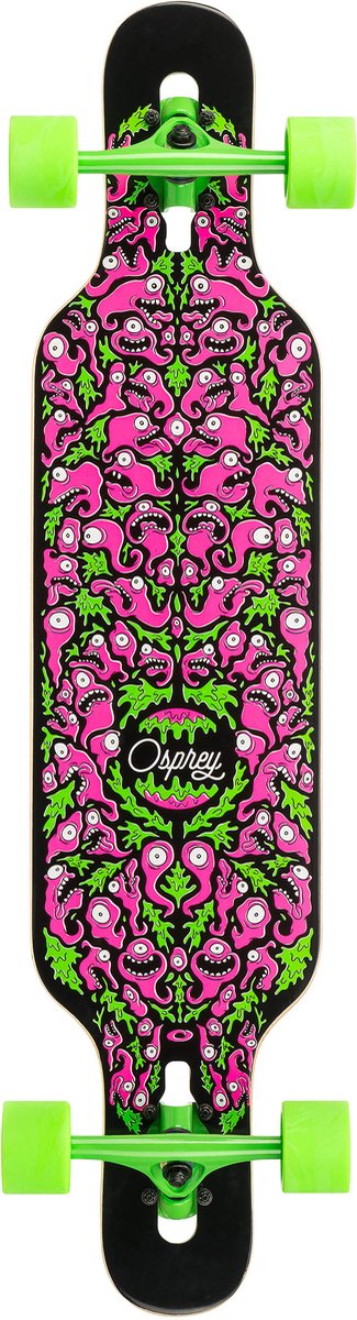 Osprey Character 39" Twin Tip Longboard - Drop-Through Trucks - ABEC 9 — afbeelding 11