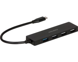 HALMAZ Usb Splitter – Usb c Hub – 4 Poort-Usb Hub 2.0 – 3.0
