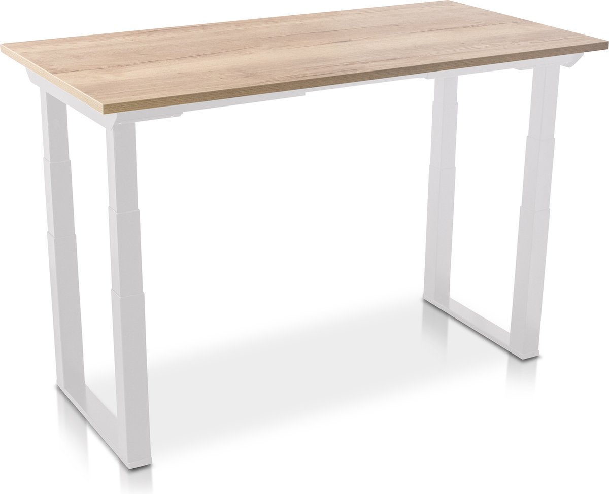 Zit-sta bureau elektrisch verstelbaar - MRC PRO SOLID NEN-EN 527 | 180 x 80 cm | Frame wit - blad robuust eiken | memory functie met USB | 200kg draagvermogen thumbnail 4