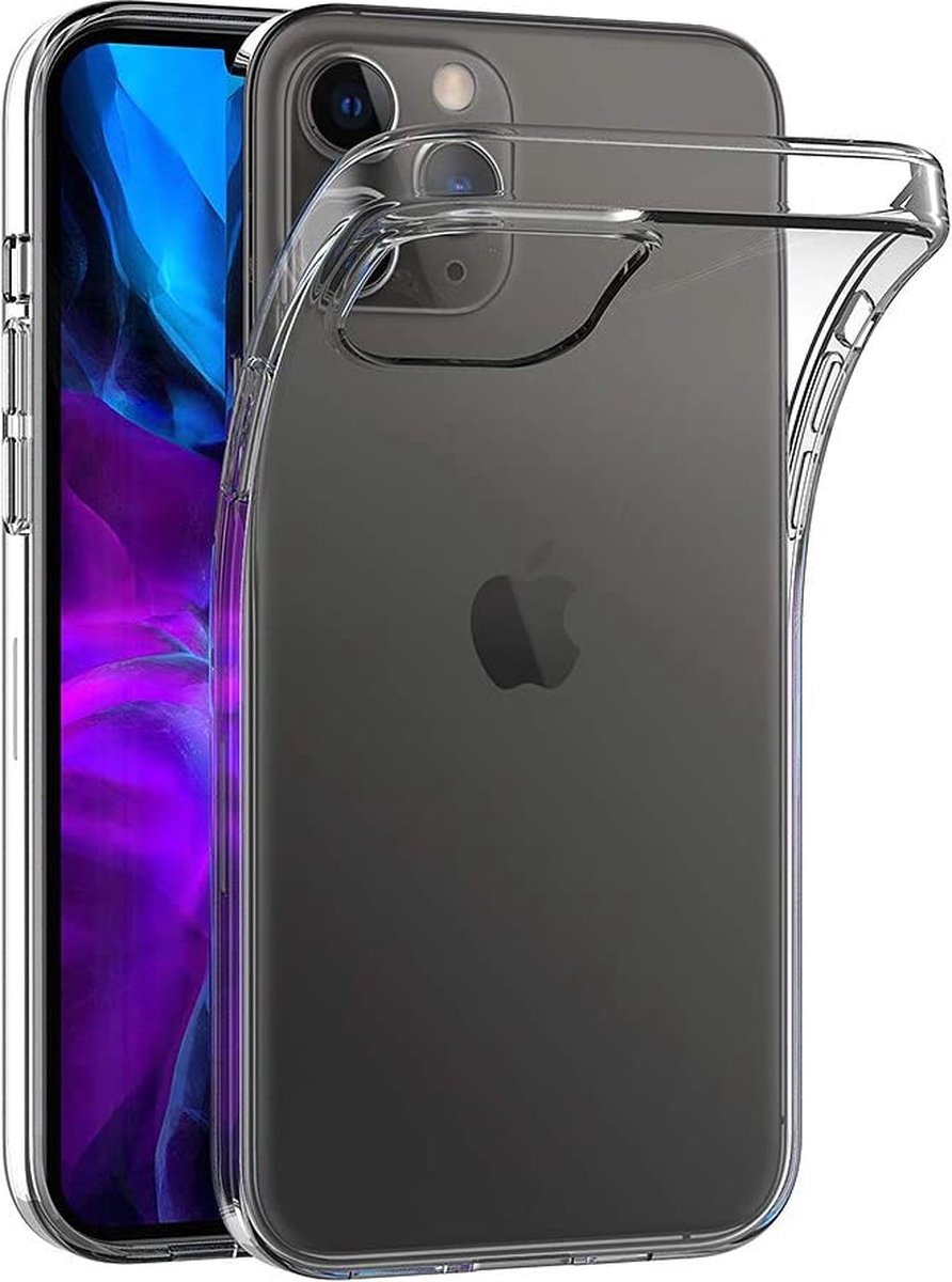 Hoesje voor iPhone 13 Pro backcover Shockproof siliconen Transparant