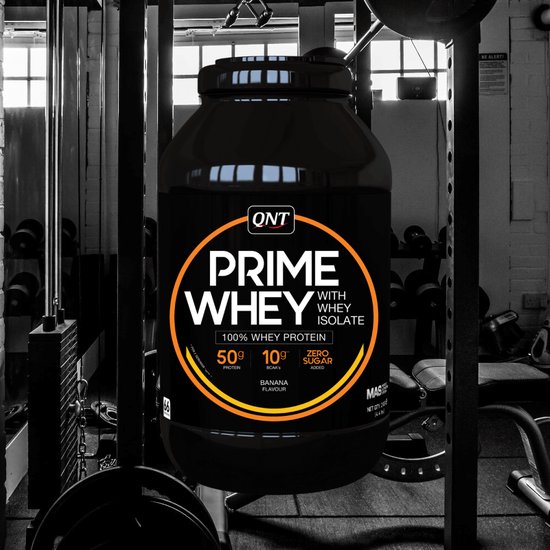 QNT Prime Whey (2kg) Banana - Eiwitten - Wei-eiwit Mix — afbeelding 4