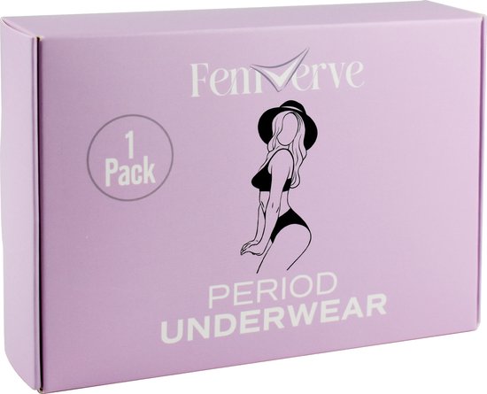 Femverve Ventilate Highwaist Menstruatie ondergoed 4 Laags absorberend