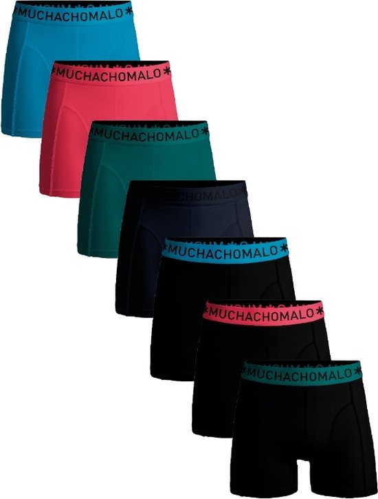 Muchachomalo Heren Boxershorts - 7 Pack - Maat XXL - 95% Katoen - Mannen Onderbroeken
