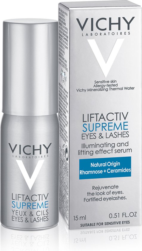 Vichy Liftactiv Supreme Serum 10 Oogcrème & Wimpers - Anti-Aging - Voor elk huidtype - 15ml - VICHY