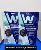 Wpro - Wasmachine Reinigingstabletten- Verfrisser - 2 zakken