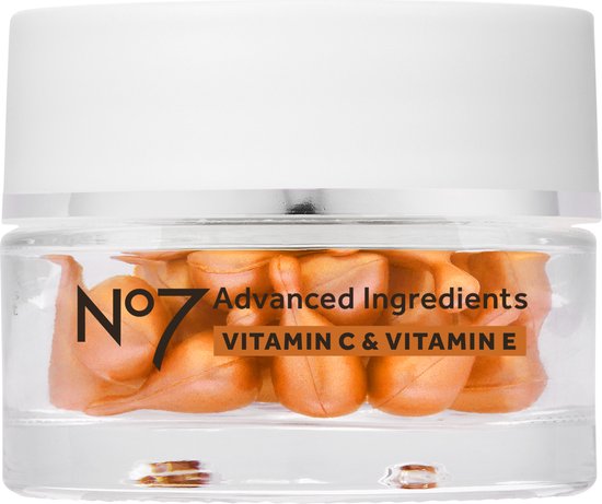 No7 Advanced Ingredients Vitamin C & E Facial Capsules | bol
