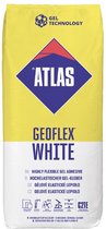 Atlas Geoflex Wit colle à carrelage flexible Chauffage par le sol adapté 25 KG