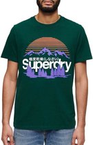 Superdry Great Outdoors Nr Graphic T-shirt Met Korte Mouwen Groen S Man