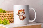 Mok Cat dandelion - Cute - Gift - Cadeau - Adorable - Sweet - Charming - Schattig - Lief - Snoezig - Leuk