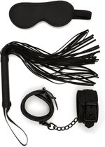Flex BDSM Kit 5 (3stk.) - Handboeien - Masker - Flogger Flex Bondage - BDSM - Koppels - Seksspeeltjes