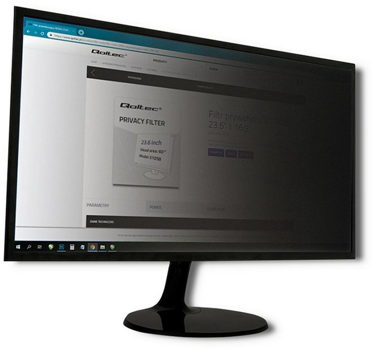 Privacyfilter Voor Monitor Qoltec 51059