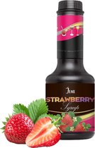 Limonade | Bubble Tea Syrup | Smoothie Basis | Cocktail Syrup | Dessert Syrup | JENI Strawberry Syrup - 600g