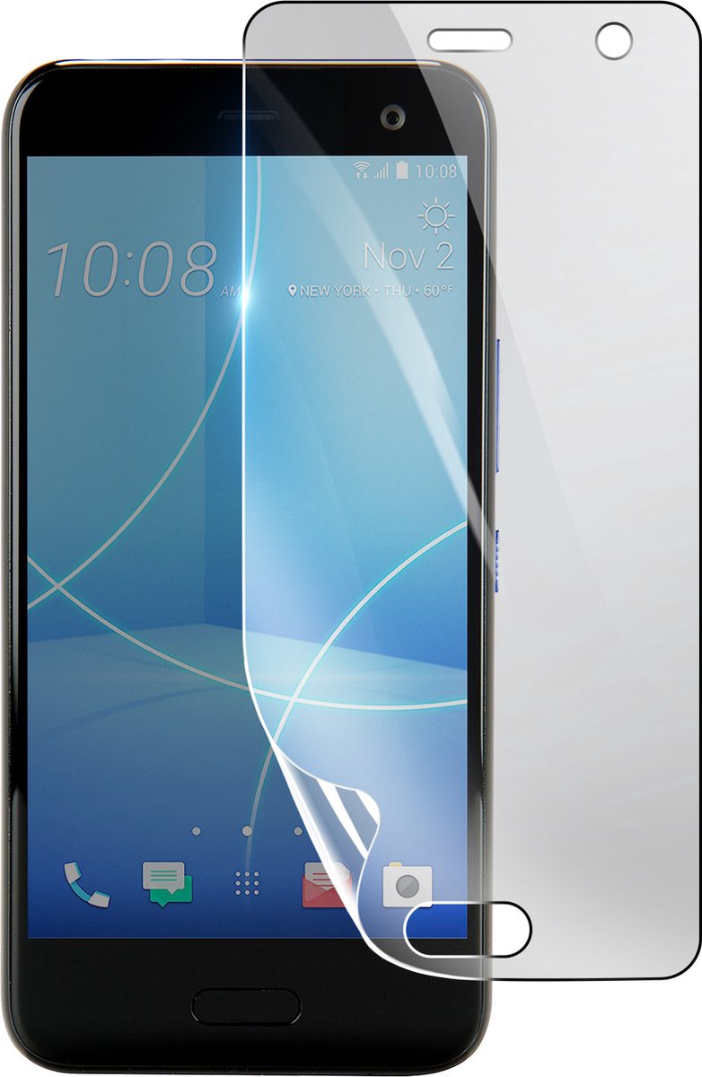 3mk, Geschikt voor HTC U11 Life, Schokbestendige Hydrogel Screenprotector, Transparant