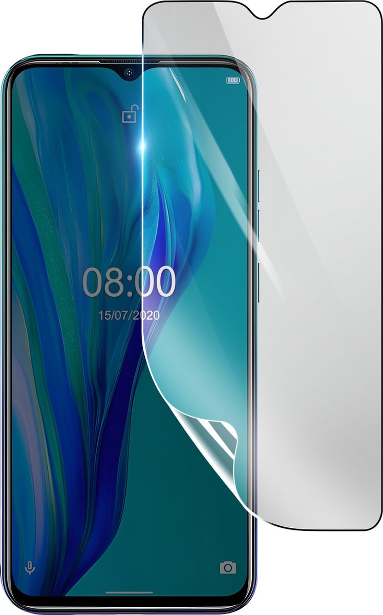 3mk, Geschikt voor Ulefone Note 9P, Schokbestendige Hydrogel Screenprotector, Transparant