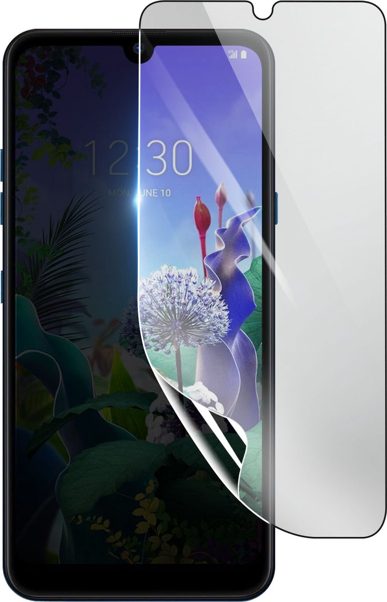 3mk, Geschikt voor LG Q60, Schokbestendige Hydrogel Screenprotector, Transparant
