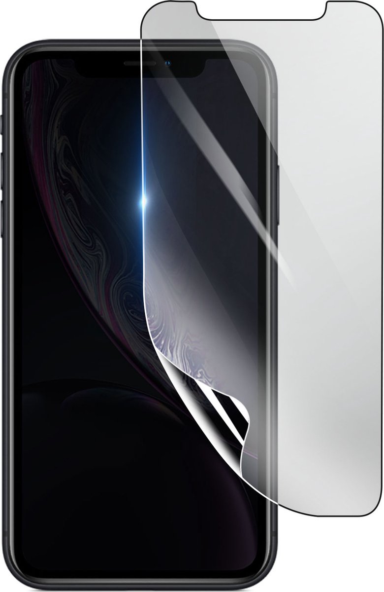 3mk, Geschikt voor iPhone XR, Schokbestendige Hydrogel Screenprotector, Transparant