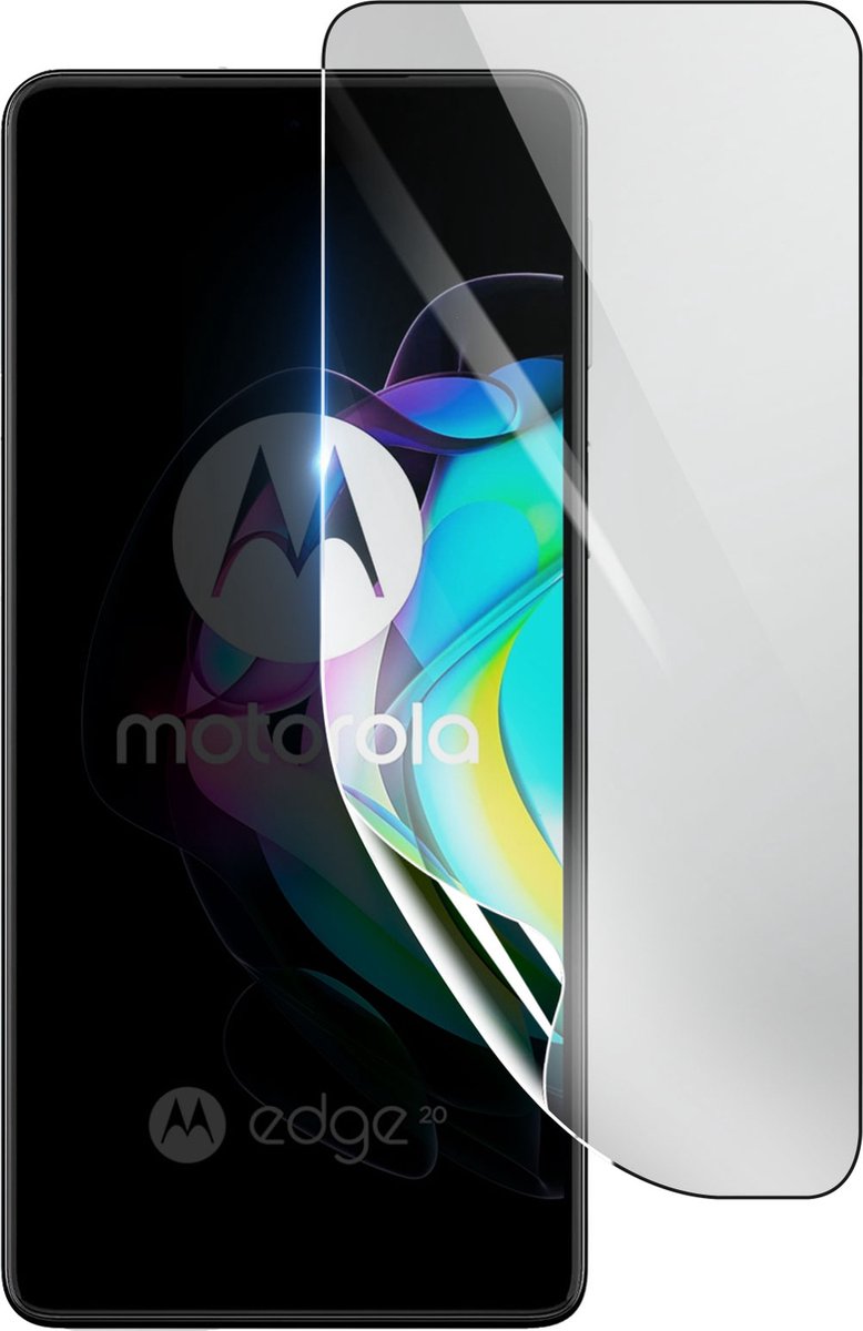 3mk, Geschikt voor Motorola Edge 20, Schokbestendige Hydrogel Screenprotector, Transparant